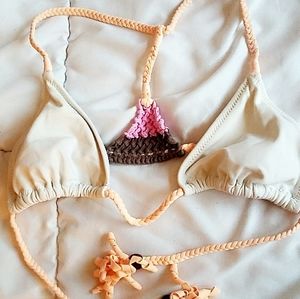 Crochet bikini top